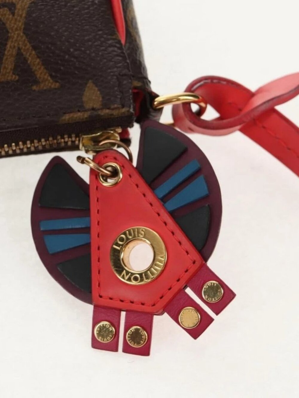 LOUIS VUITTON Monogram Totem Pochette Accessoires Pouch M41669 LV Auth 144884V - Picture 11 of 14